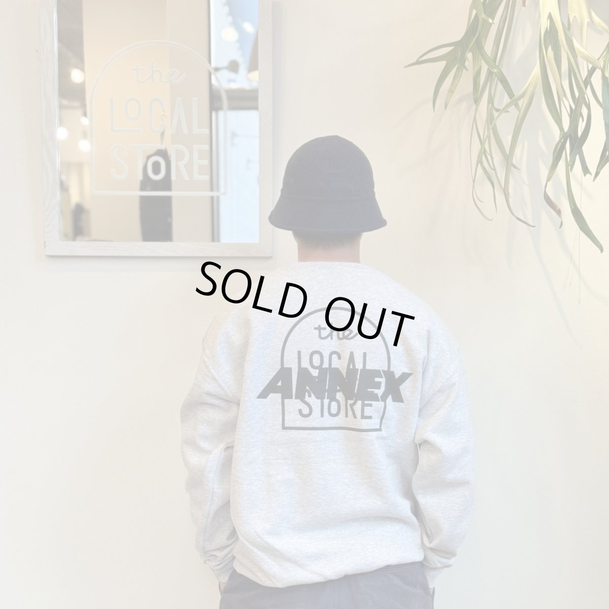 画像15: 【t.L.s Souvenir】the LOCAL STORE ANNEX Reflector LOGO CREW SWEAT (15)