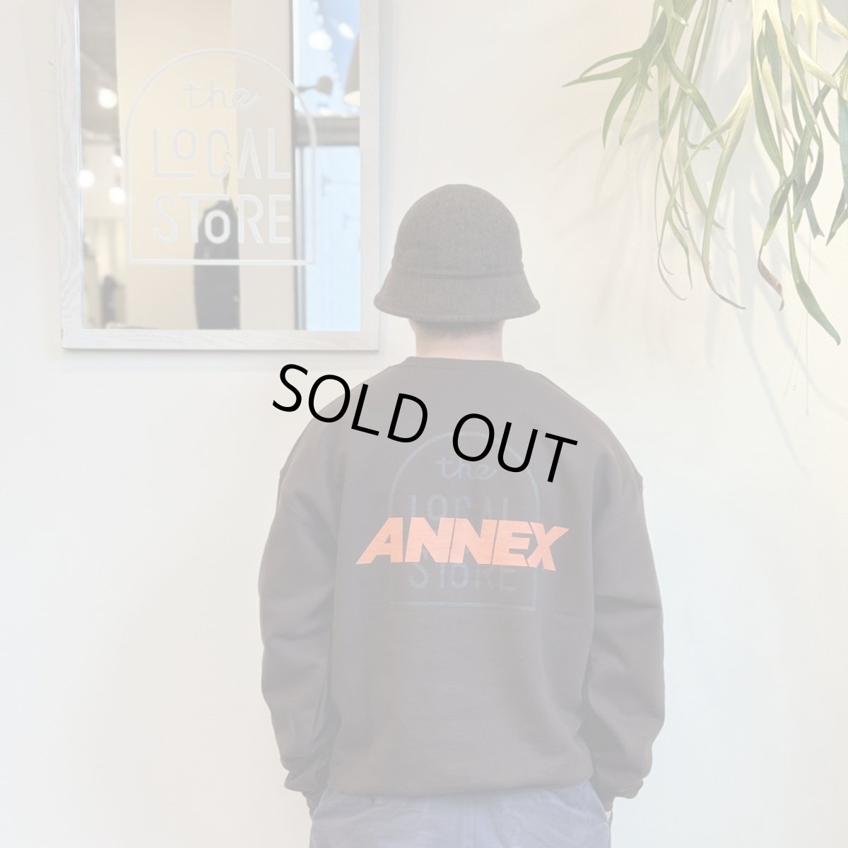 画像17: 【t.L.s Souvenir】the LOCAL STORE ANNEX Reflector LOGO CREW SWEAT (17)