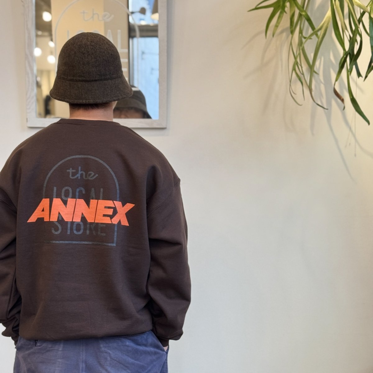 画像19: 【t.L.s Souvenir】the LOCAL STORE ANNEX Reflector LOGO CREW SWEAT (19)