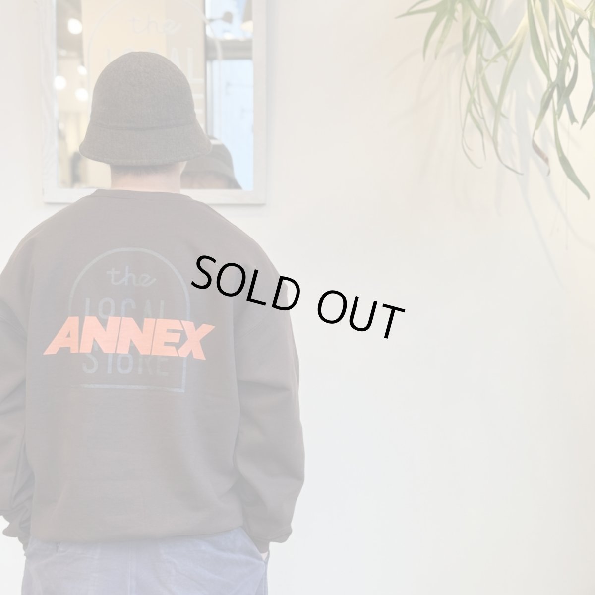 画像19: 【t.L.s Souvenir】the LOCAL STORE ANNEX Reflector LOGO CREW SWEAT (19)