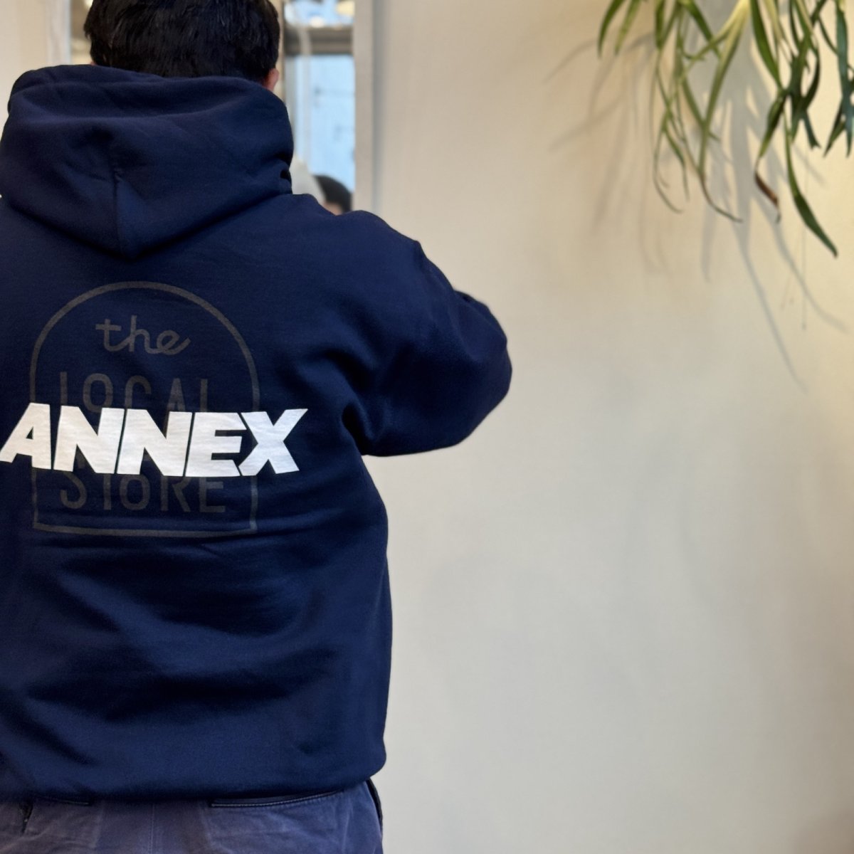 画像9: 【t.L.s Souvenir】the LOCAL STORE ANNEX Reflector LOGO CREW SWEAT PARKA (9)