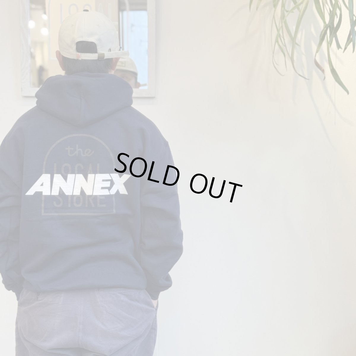 画像8: 【t.L.s Souvenir】the LOCAL STORE ANNEX Reflector LOGO CREW SWEAT PARKA (8)