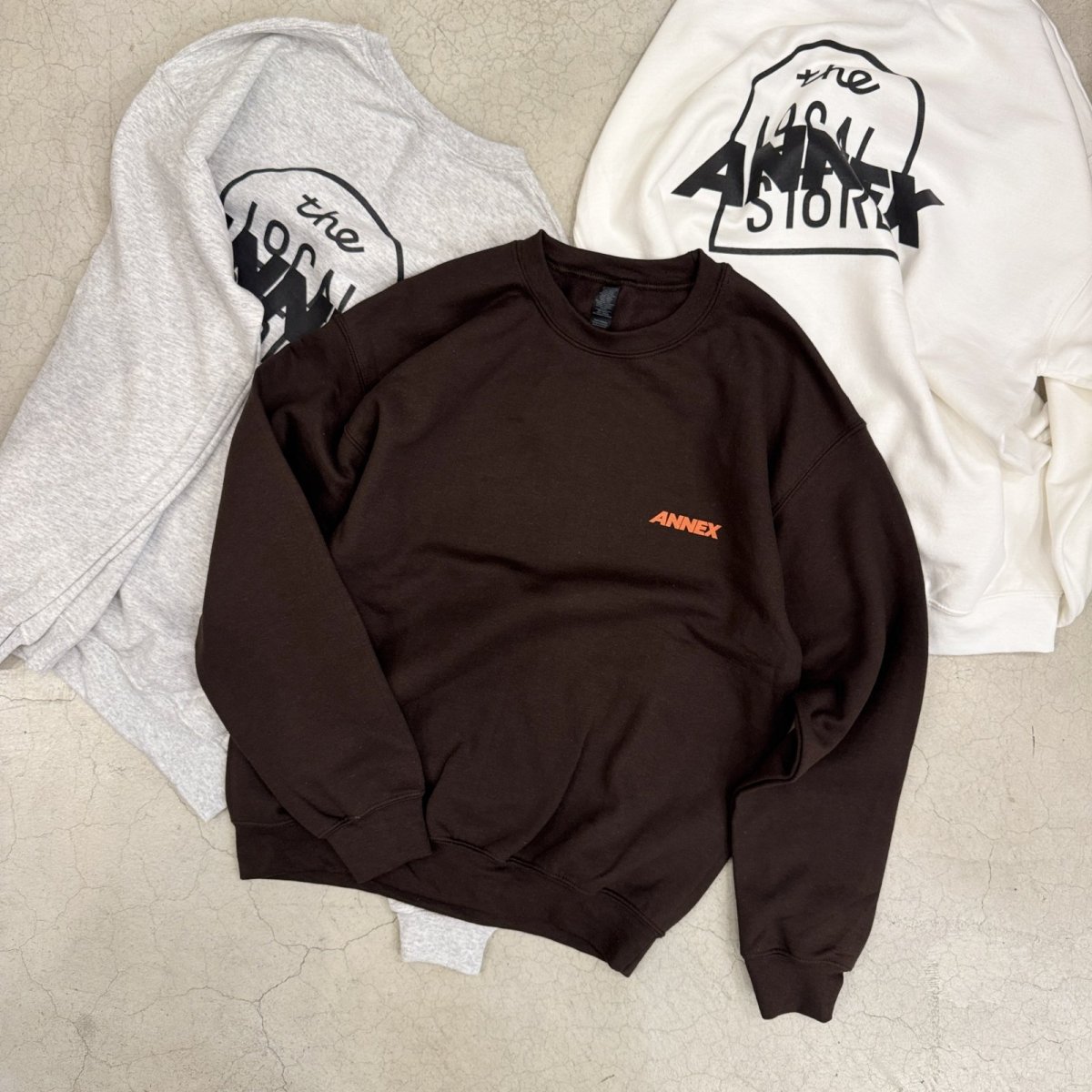 画像11: 【t.L.s Souvenir】the LOCAL STORE ANNEX Reflector LOGO CREW SWEAT (11)
