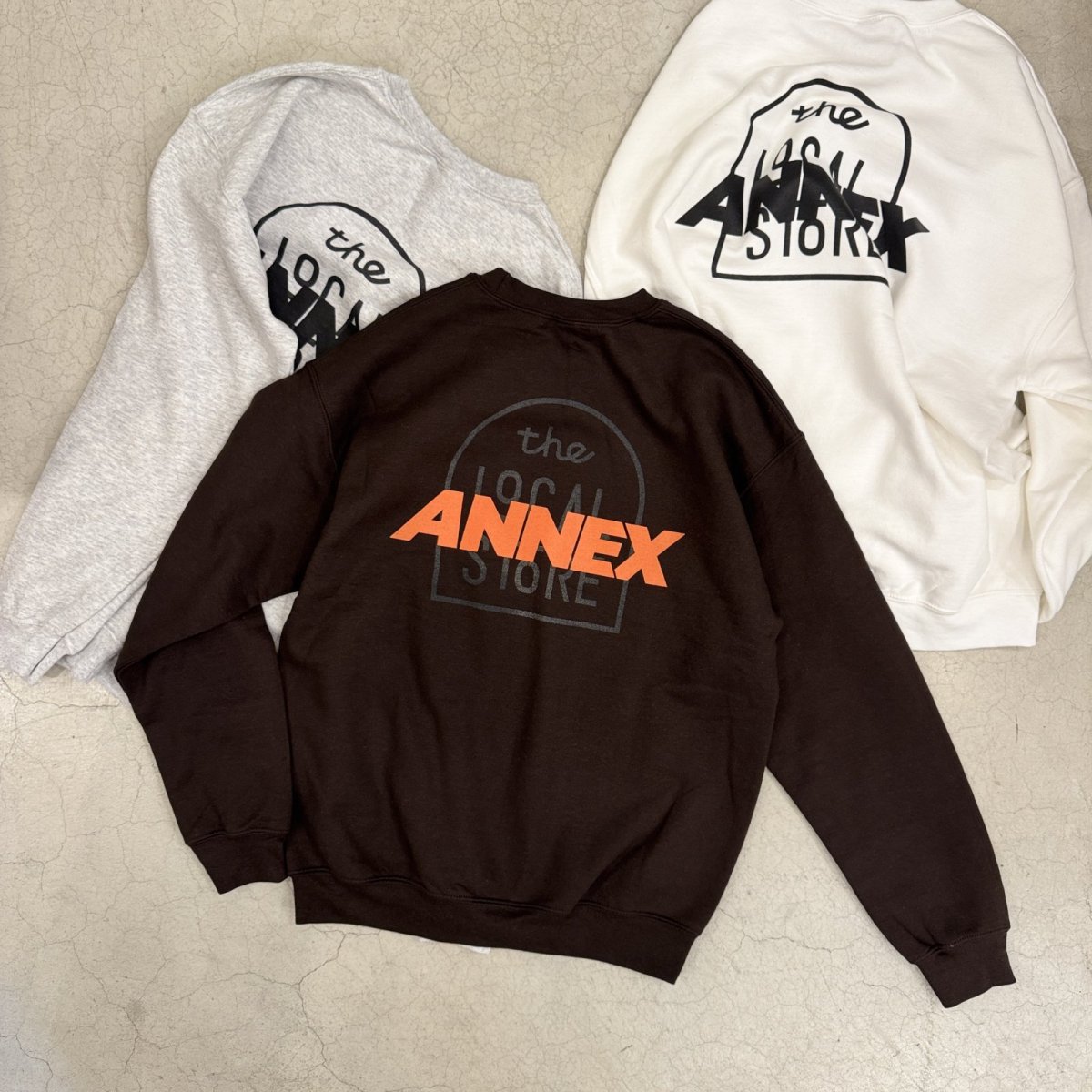画像10: 【t.L.s Souvenir】the LOCAL STORE ANNEX Reflector LOGO CREW SWEAT (10)
