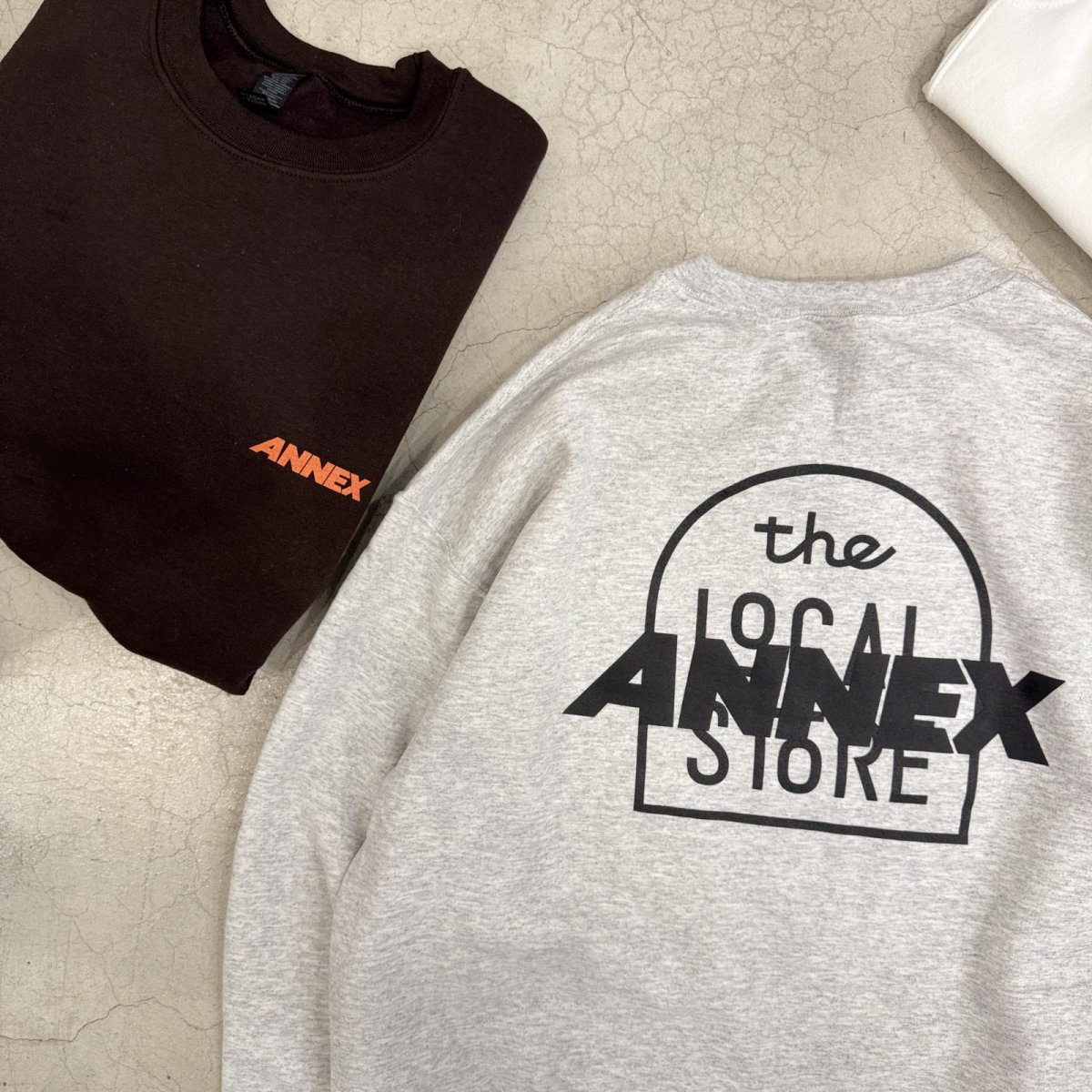 画像5: 【t.L.s Souvenir】the LOCAL STORE ANNEX Reflector LOGO CREW SWEAT (5)