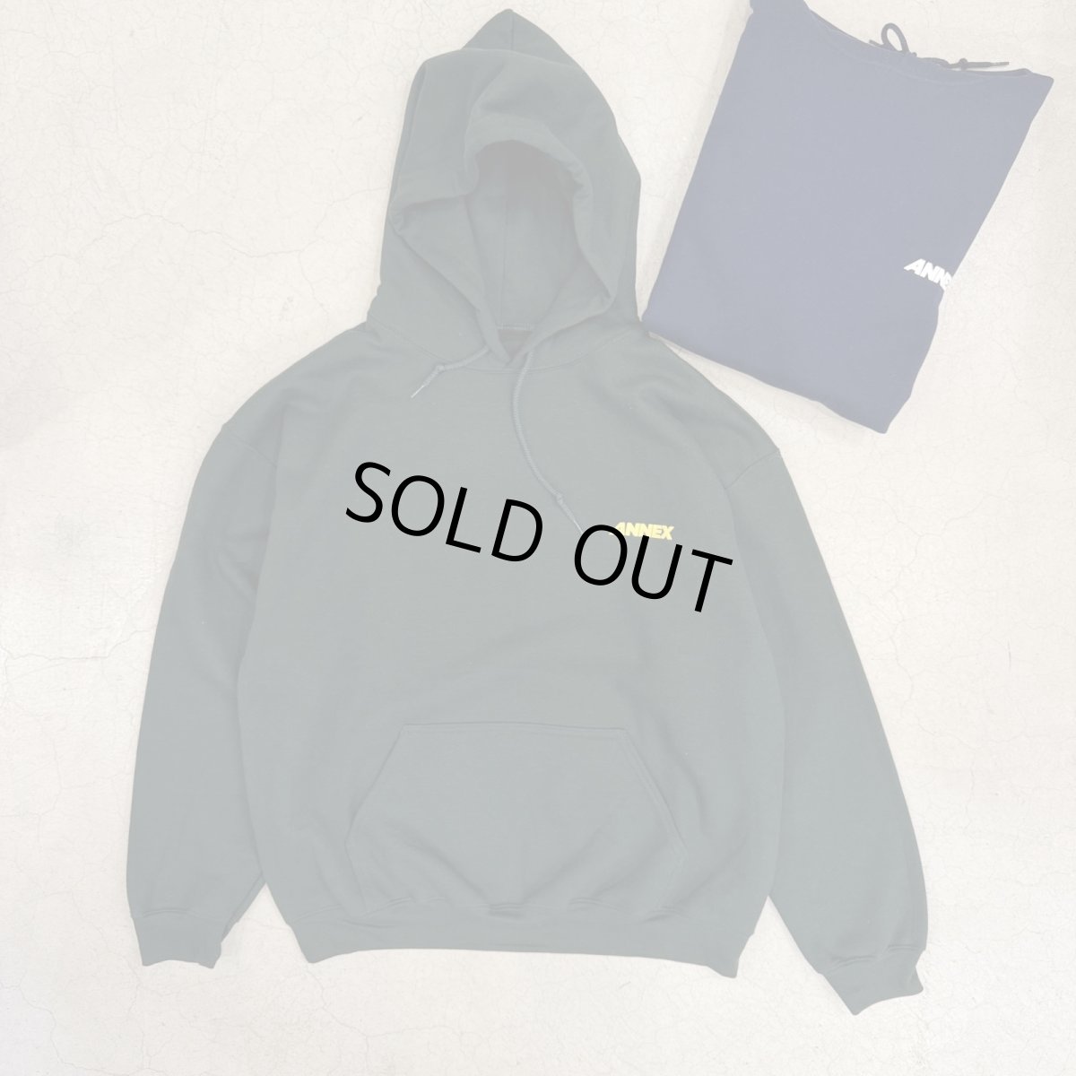 画像2: 【t.L.s Souvenir】the LOCAL STORE ANNEX Reflector LOGO CREW SWEAT PARKA (2)