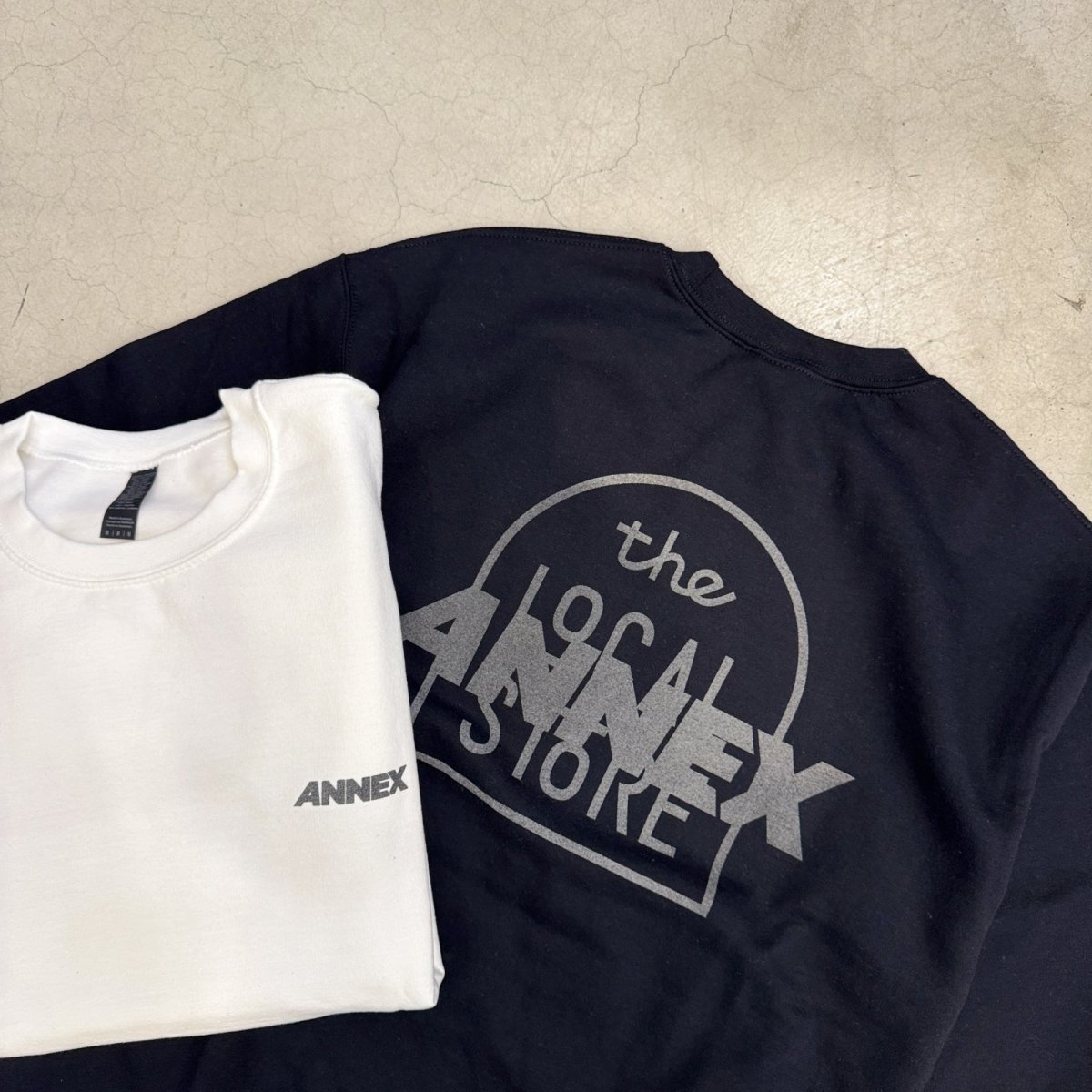 画像3: 【t.L.s Souvenir】"SPECIAL" the LOCAL STORE ANNEX ALL Reflector LOGO CREW SWEAT (3)