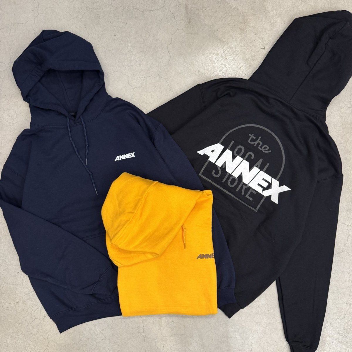 画像3: 【t.L.s Souvenir】the LOCAL STORE ANNEX Reflector LOGO CREW SWEAT PARKA (3)