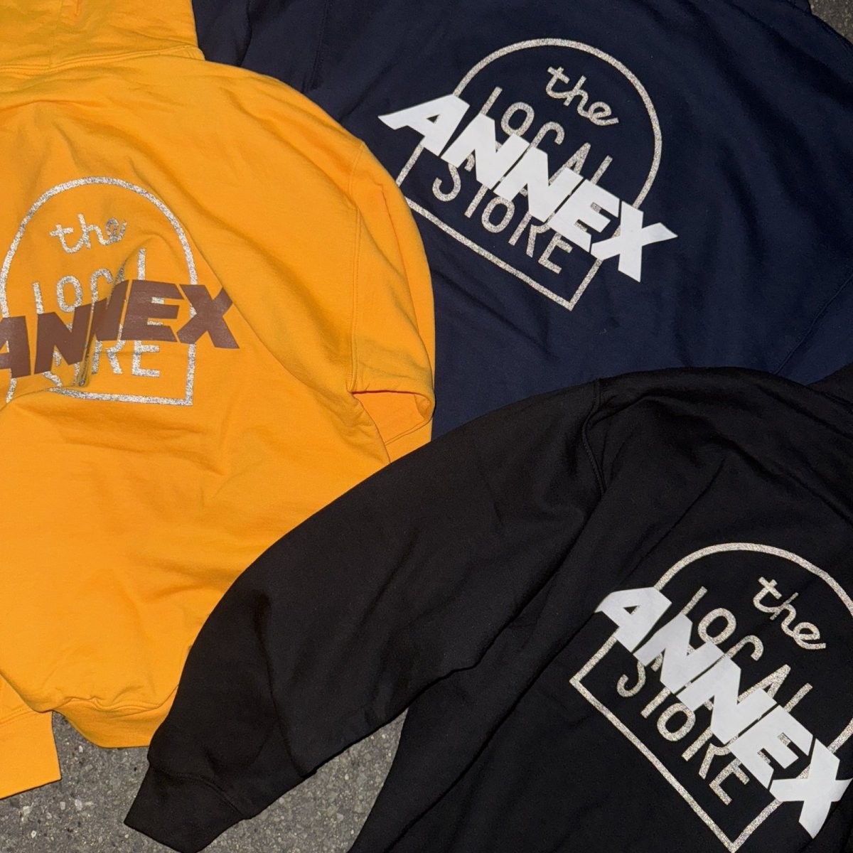 画像6: 【t.L.s Souvenir】the LOCAL STORE ANNEX Reflector LOGO CREW SWEAT PARKA (6)