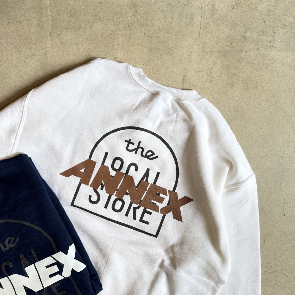 画像7: 【t.L.s Souvenir】the LOCAL STORE ANNEX Reflector LOGO CREW SWEAT (7)