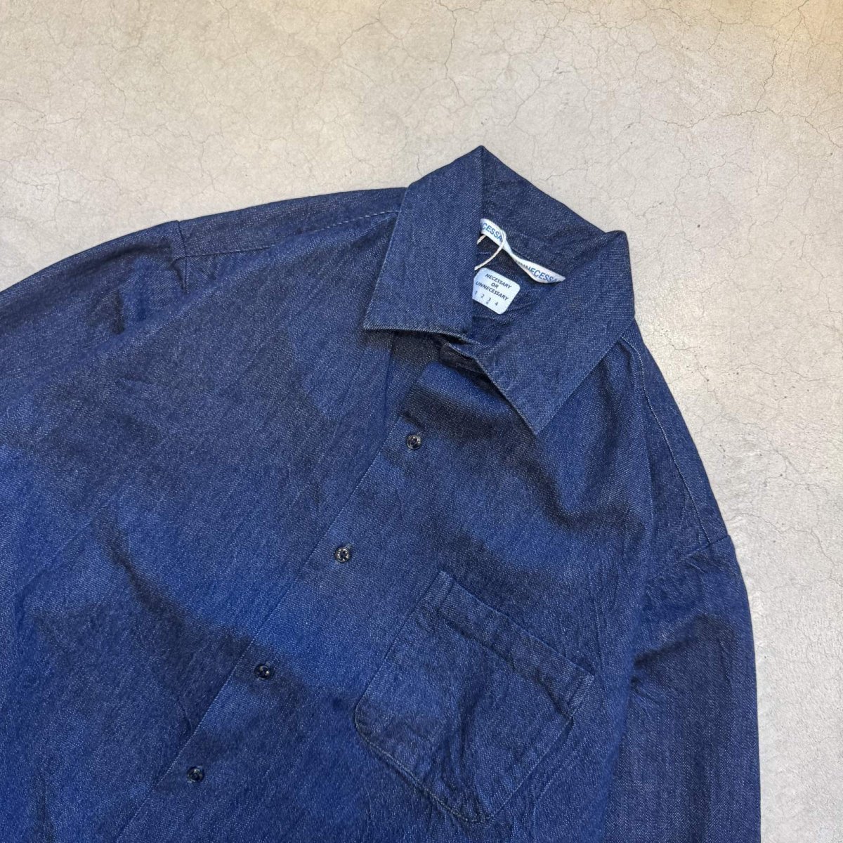 画像1: -N.O.U.N(Necessary or Unnecessary)- DENIM SHIRT (1)