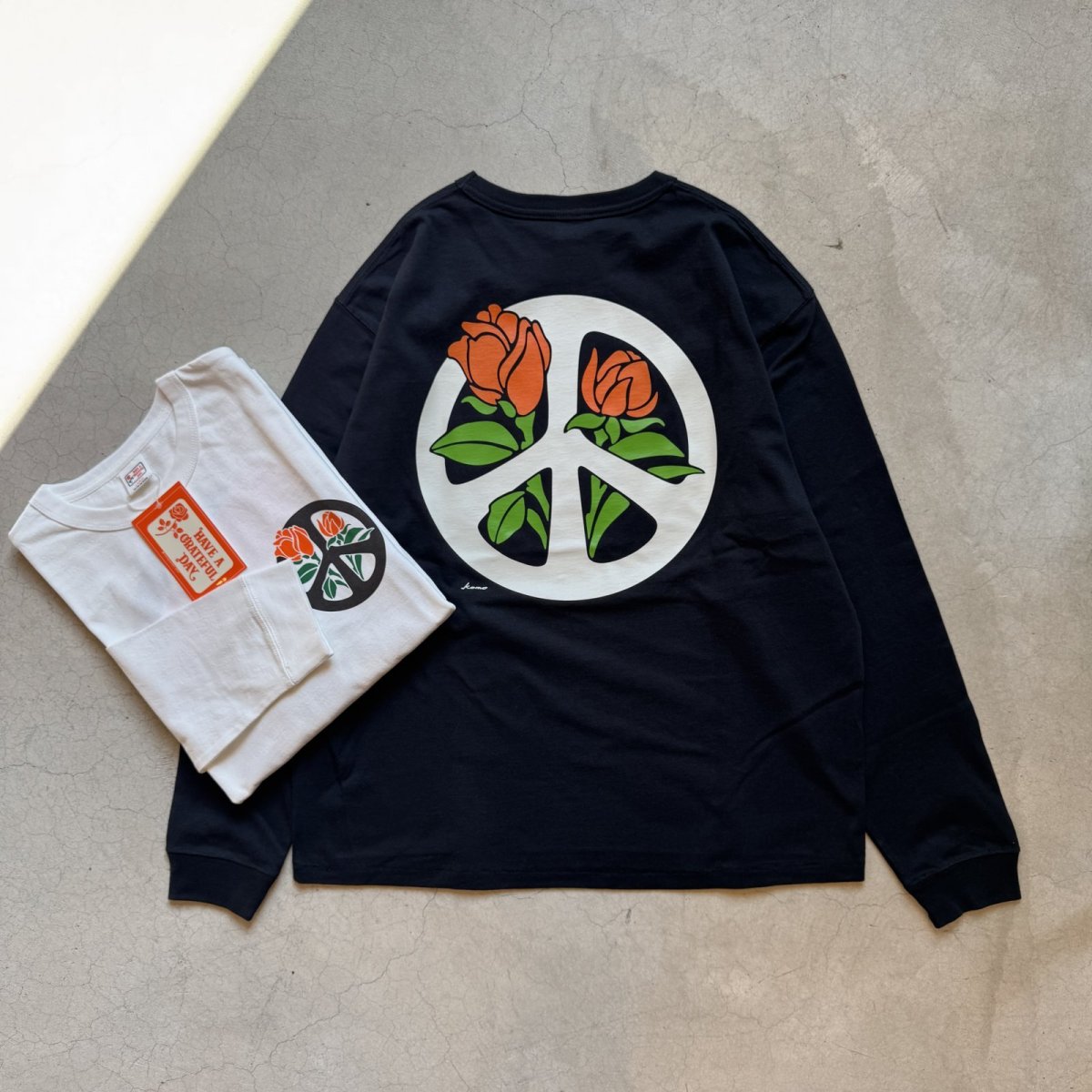 画像3: -HAVE A GRATEFUL DAY- L/S T-SHIRT "BLOOMING PEACE" (3)