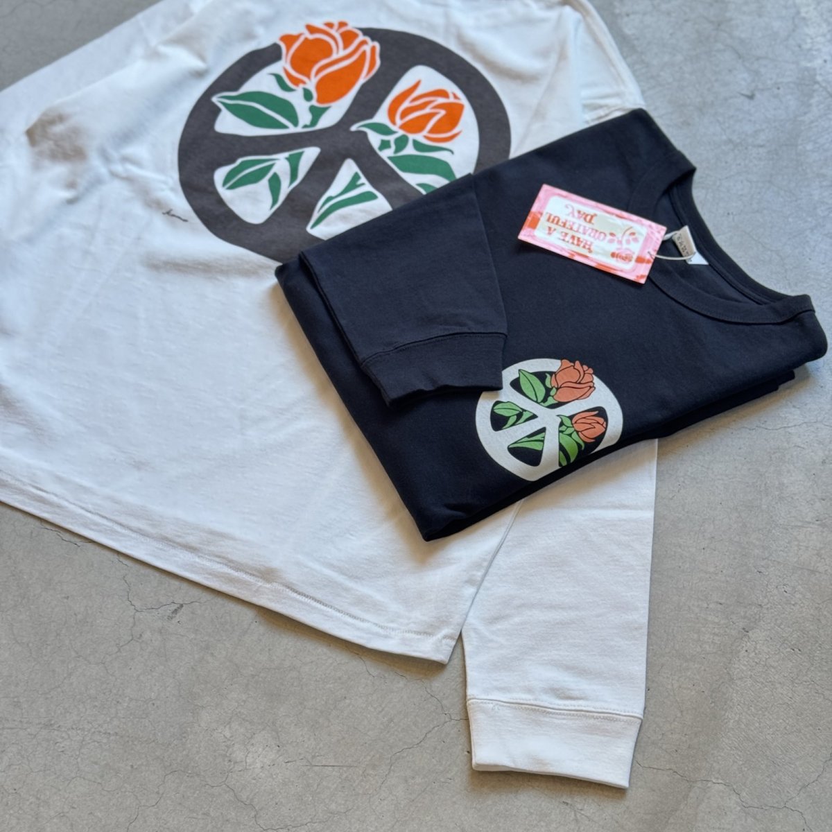 画像5: -HAVE A GRATEFUL DAY- L/S T-SHIRT "BLOOMING PEACE" (5)