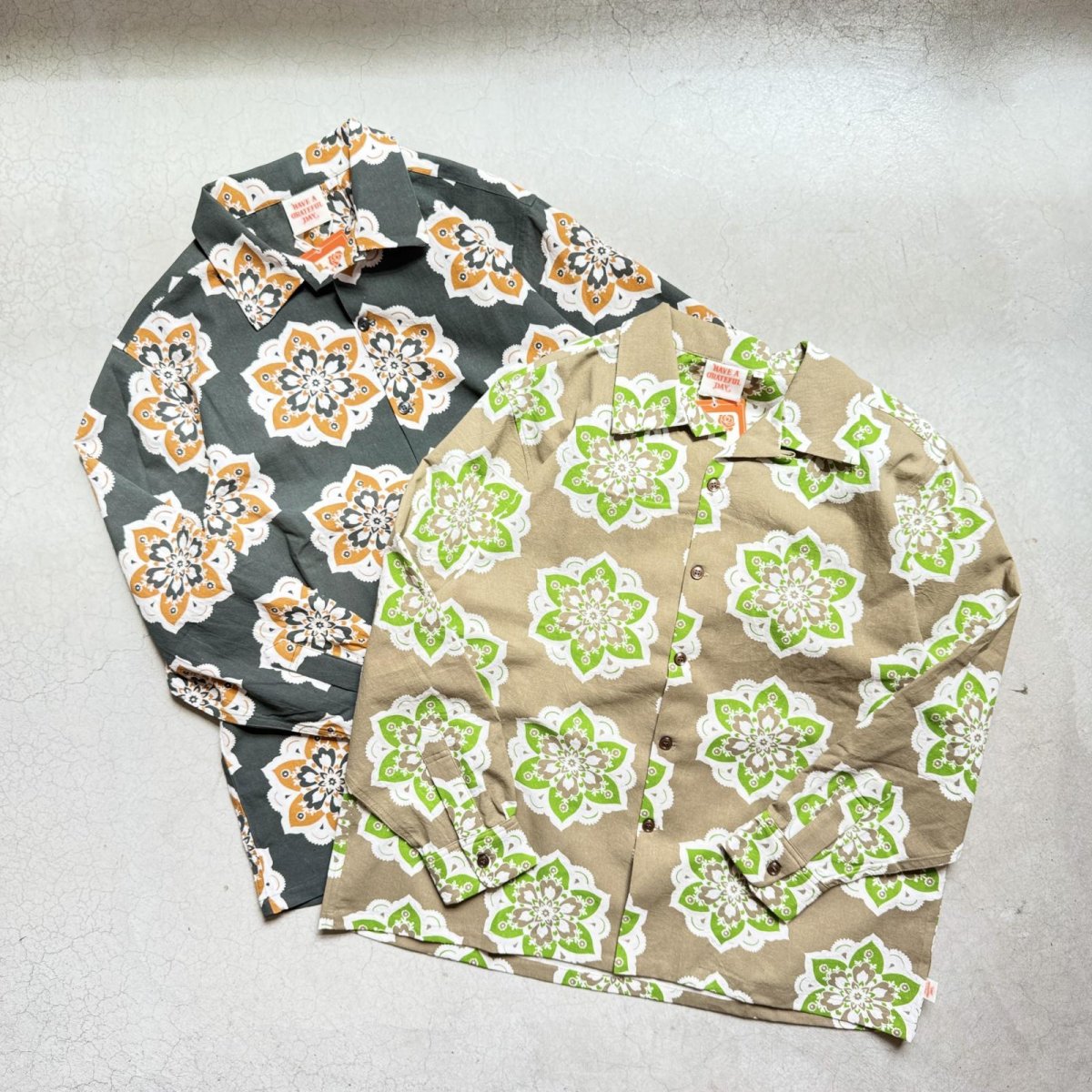 画像1: -HAVE A GRATEFUL DAY- LONG SLEEVE SHIRT (1)