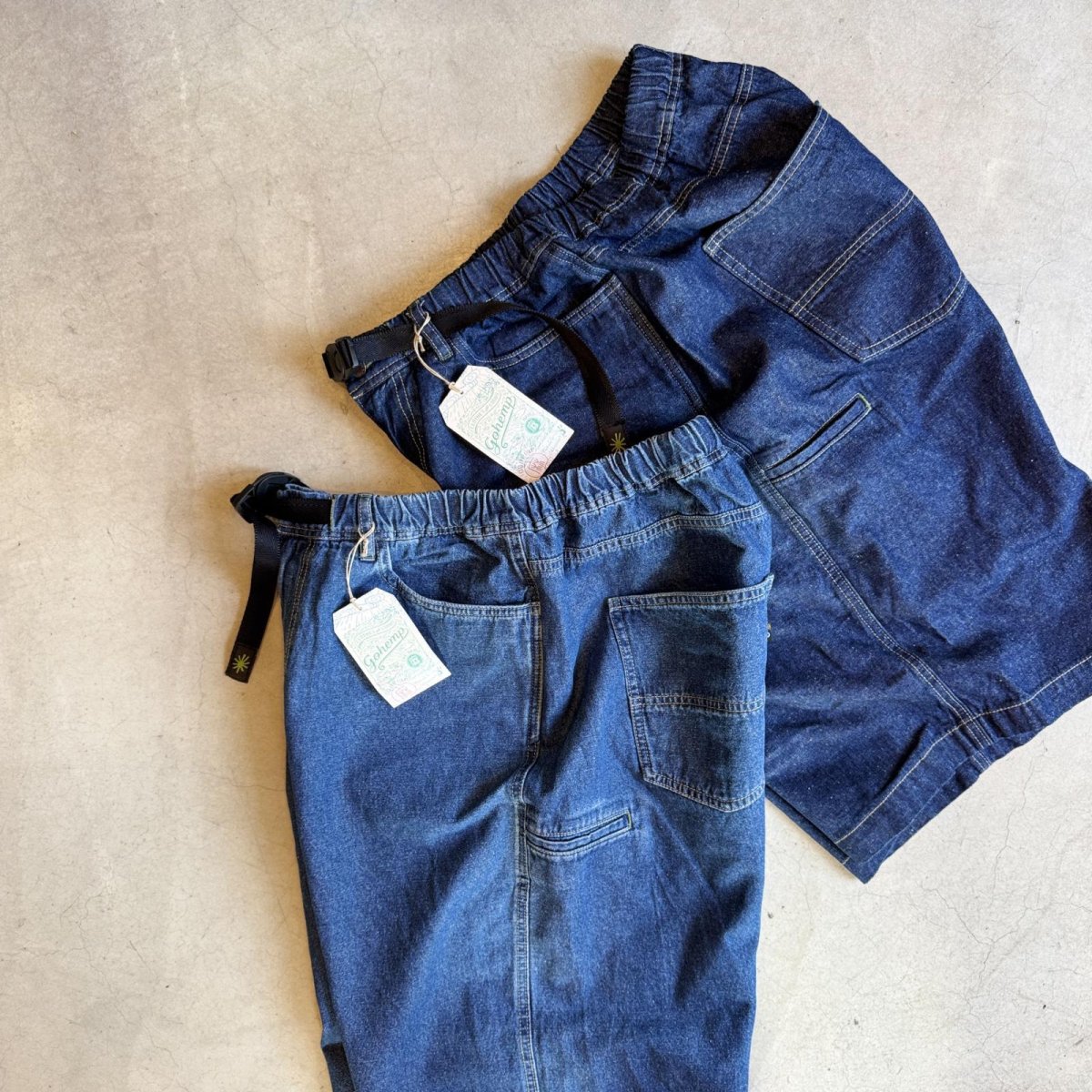 画像3: 【2色展開】-GO HEMP- WIDE GENDOR SHORTS (3)