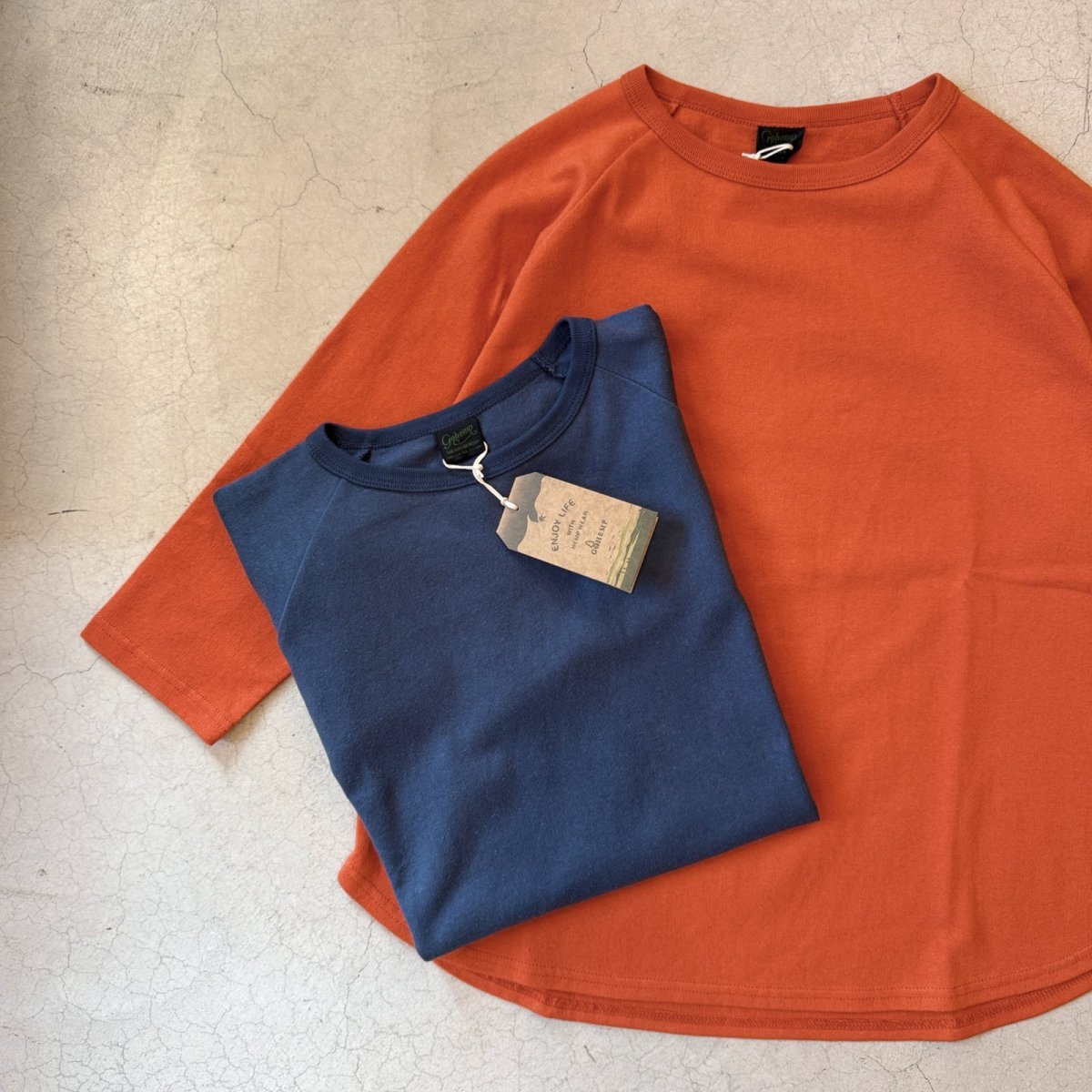 画像1: -GO HEMP- WIDE BASEBALL TEE (1)