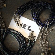 画像3: 【Mel.】2way Necklace Black x Green/Black x Blue (3)