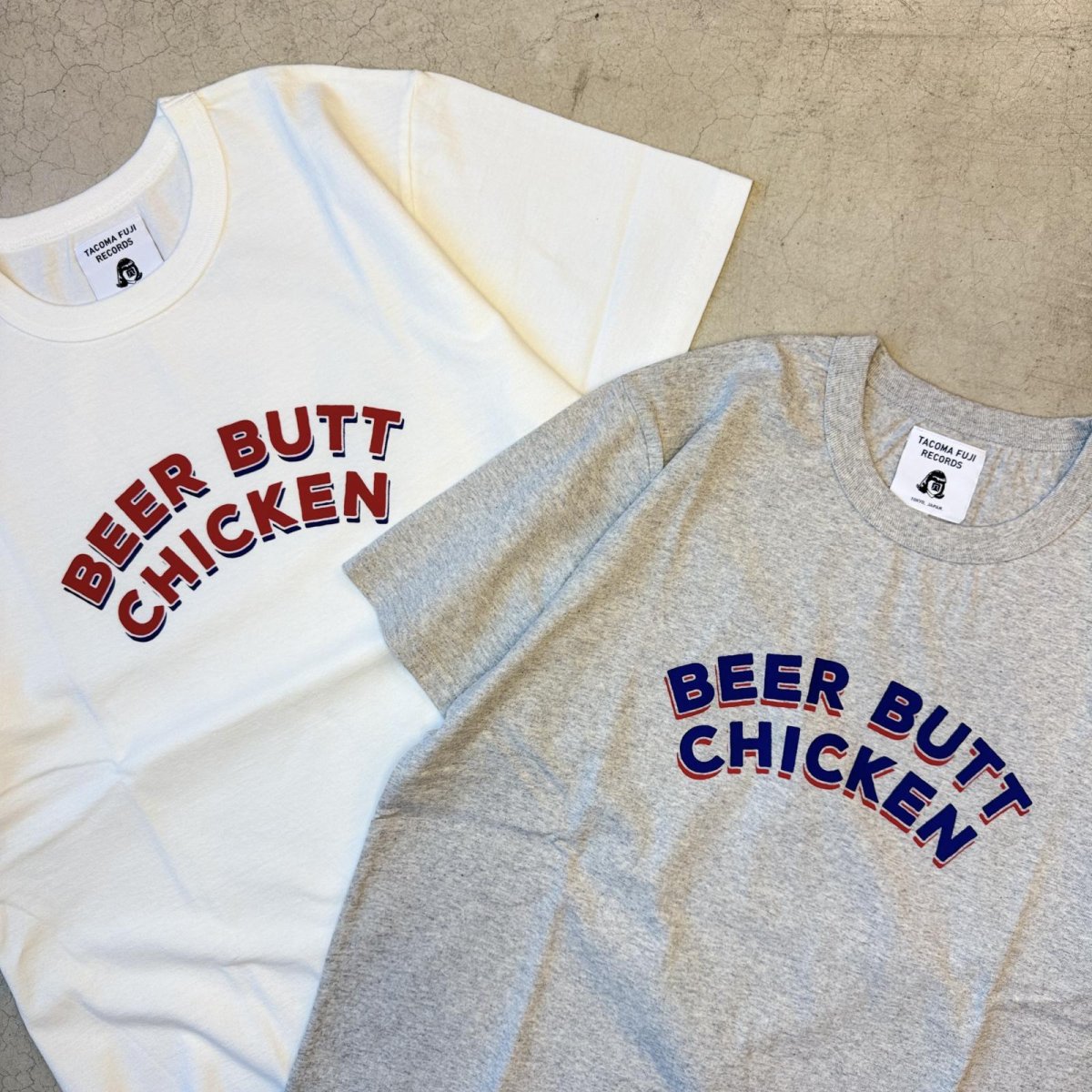画像1: -TACOMA FUJI  RECORDS- BEER BUTT CHICKEN Tee designed by Motonobu Nakamura (EDIT -design&supply) (1)