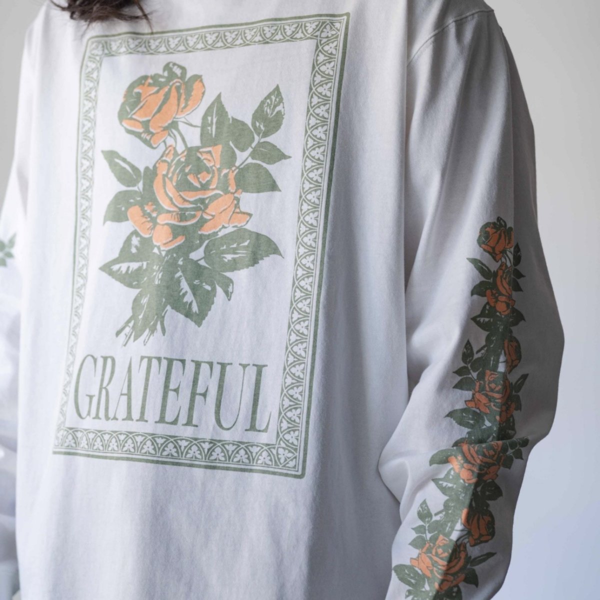 画像5: -HAVE A GRATEFUL DAY- L/S T-SHIRT "TWO ROSES" (5)