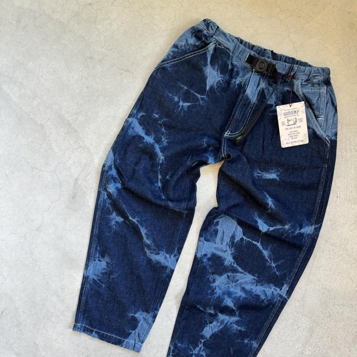 画像1: -GO HEMP- PAINTER PANTS (1)