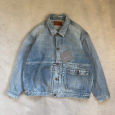 画像4:  "A.D.A.N®︎" DAMAGED SELVEDGE TRUCKER JACKET (4)