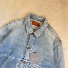 画像2:  "A.D.A.N®︎" DAMAGED SELVEDGE TRUCKER JACKET (2)
