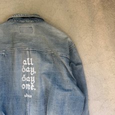 画像8:  "A.D.A.N®︎" DAMAGED SELVEDGE TRUCKER JACKET (8)