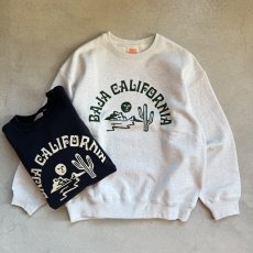 画像2: -HAVE A GRATEFUL DAY- SWEAT SHIRTS "BAJA CAL" NATURAL GRAY (2)