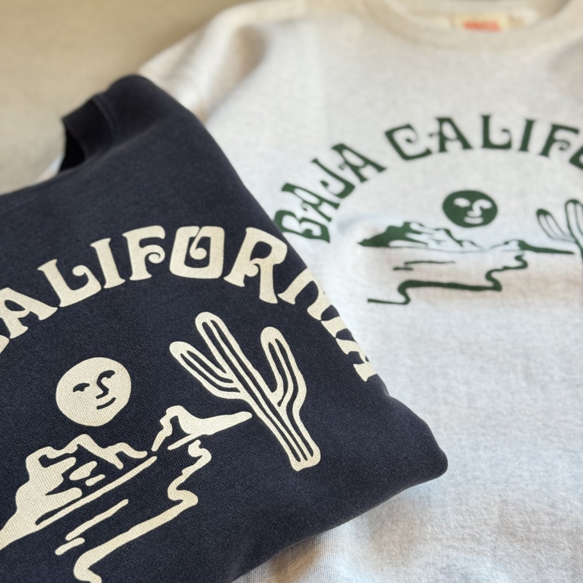 画像5: -HAVE A GRATEFUL DAY- SWEAT SHIRTS "BAJA CAL" NATURAL GRAY (5)
