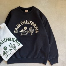 画像4: -HAVE A GRATEFUL DAY- SWEAT SHIRTS "BAJA CAL" VINTAGE BLACK (4)