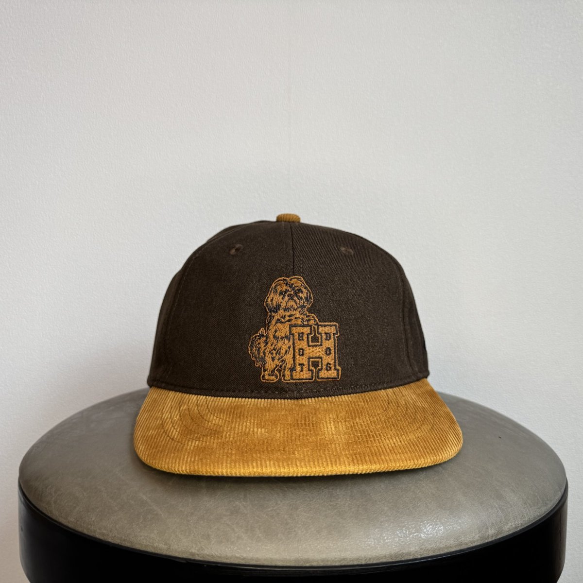 画像2: TACOMA FUJI RECORDS -HOT DOG VNTG LOGO CAP- BROWN (2)