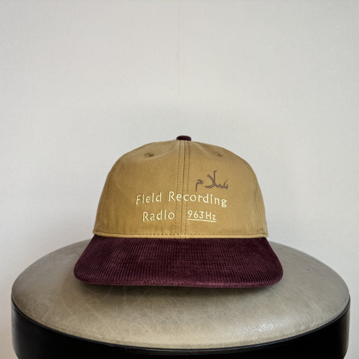 画像2: TACOMA FUJI RECORDS -FIELD RECORDING RADIO CAP- BROWN x BURGUNDY (2)