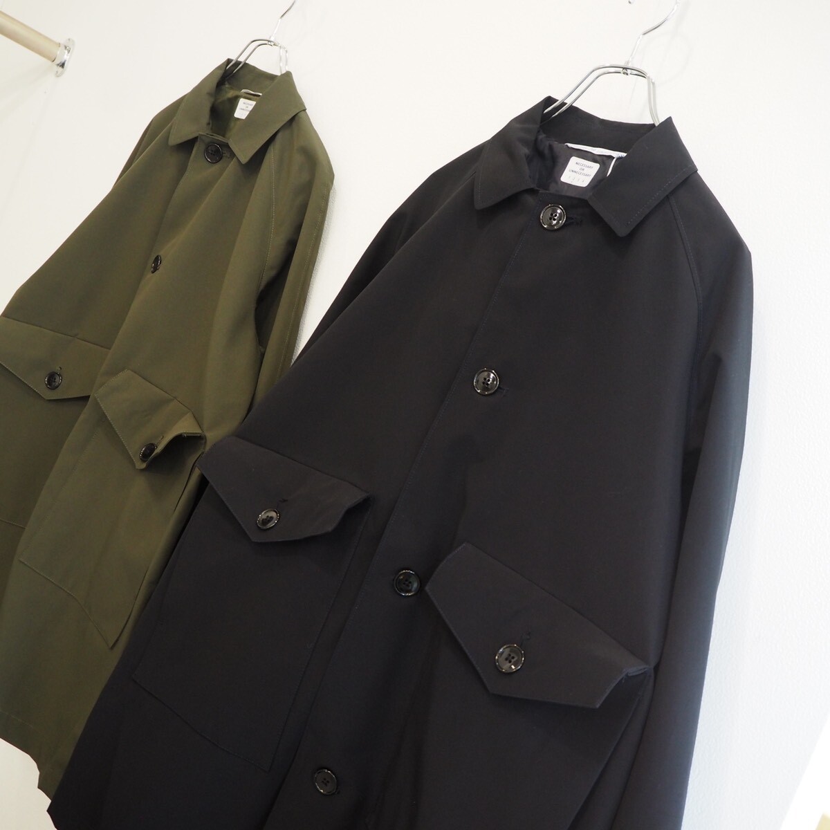 -NECESSARY or UNNECESSARY-HALF BOTTON COAT