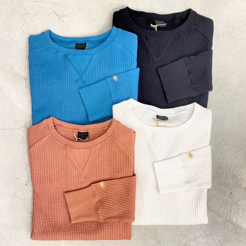 -GOHEMP/ゴーヘンプ-HEMP WAFFLE CREW