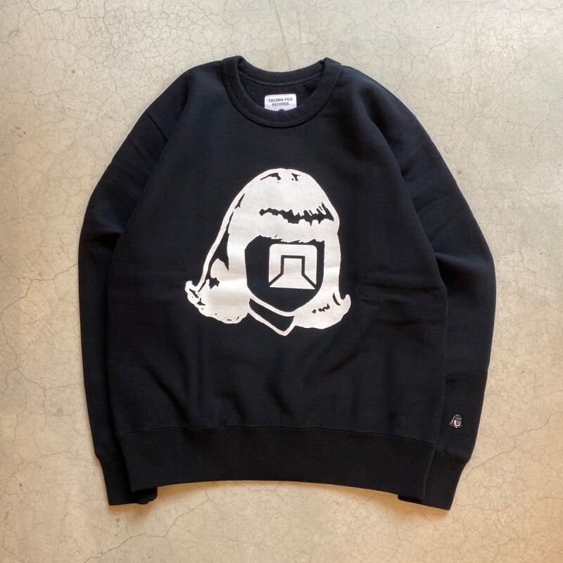 -TACOMA FUJI  RECORDS- BIG LOGO CREW SWEAT