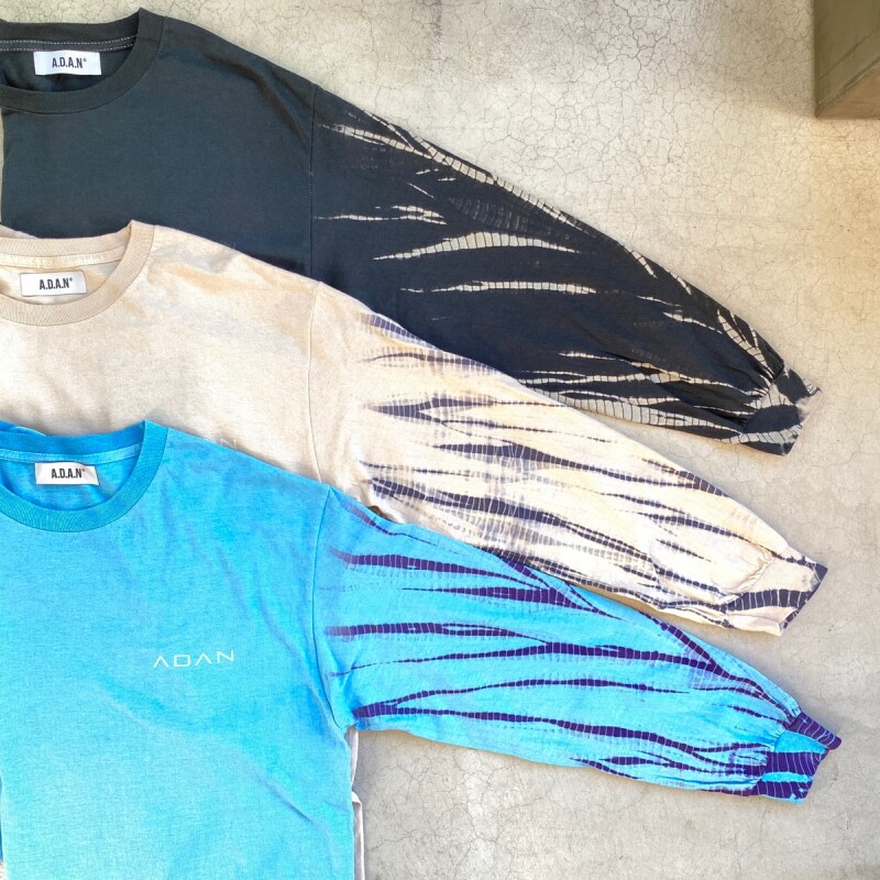 A.D.A.N / LEFTBORN TYEDYE LS-SHIRTS 