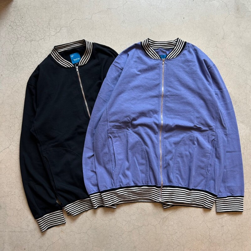 【2色展開】Good On  STRIPE RIB TEE TRACK JACKET 