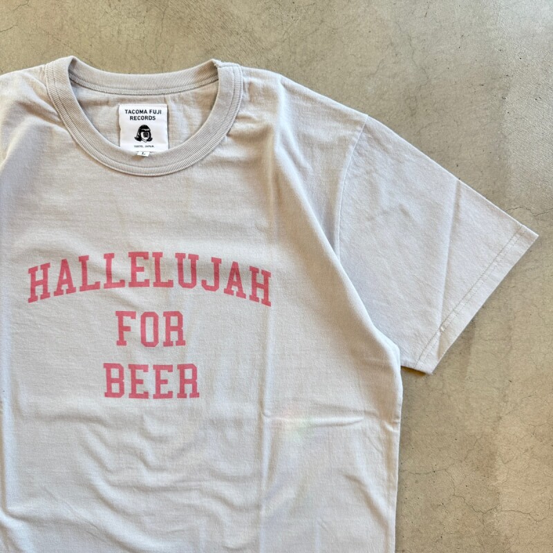 -TACOMA FUJI  RECORDS- HALLELUJAH FOR BEER designed by Shuntaro Watanabe
